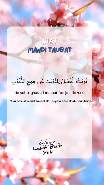 #Doa Niat Mandi Ramadhan Reel by @belajarlebihbaikyuk_ - Niat mandi taubat
#niatmanditaubat #doamanditaubat #manditaubat #doataubat #taubat #doamanditaubat