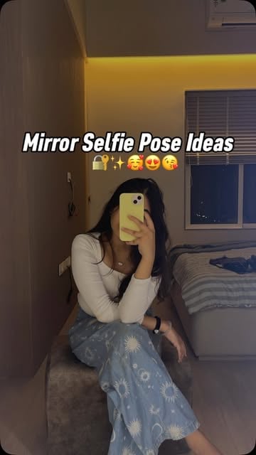 #Aesthetic Mirror Selfie Ideas Reel by @aesthetic.addict - Mirror selfie poses ideas