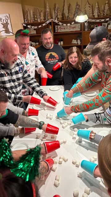#Book Swap Party Games Reel by @homemade.heather (verified account) - SAVE THIS post - these 10 minute to win it Christmas games were a huge hit at our annual Elf party last night!
Comment "elf" and I'll send you more