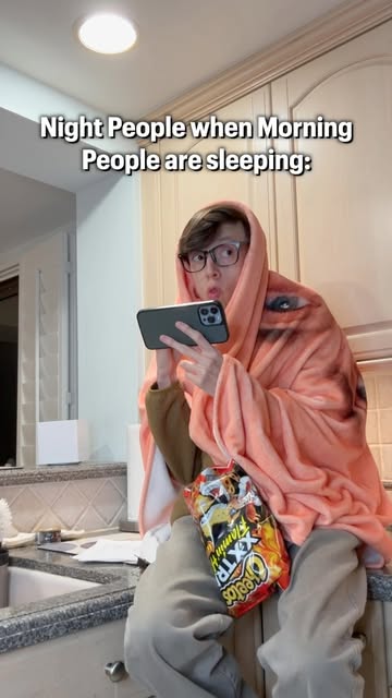 #Morning Person Vs Not Morning Person Reel by @themannii - Night People vs. Morning People π€£π iB:@ mistermusicguy