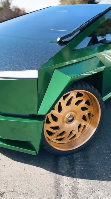 #Teslamodels Reel by @street_image - First Widebody CyberBeast in the Bay Area!!!
This Is fully wrapped! No painted needed.
Owner: @hellcatdex
26in @Forgiato Wheels on Mud Tires by