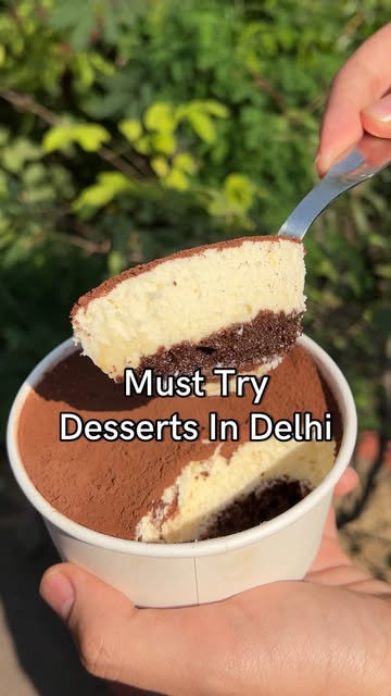#Food Influencer Delhi Reel by @punzeats - YUMMIEST DESSERTS IN DELHI ⬇️🍰
I know we're all obsessed with the regular cult favourite big chill for desserts but what most us dont know is that w