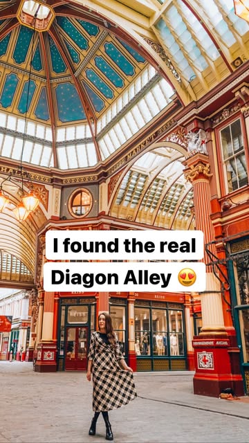#Wanderlust Alley Reel by @girlvsglobe (verified account) - 👇 DIAGON ALLEY IN LONDON 🔮 Harry Potter fans, do you recognise this place? It's the site of the Leaky Cauldron, the pub magical folk use to enter Di
