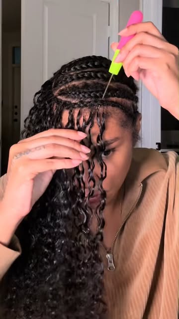 #Burmese Curly Crochet Hair Styling Ideas Reel by @ulahairr - ๐ฅUla hair๐ฅHow To : DIY Burmese Curly Feather Crochet Braids Installation Tutorial ๐ Perfect Protection for Your Natural Hair ๐คฉ Ready to Rock This