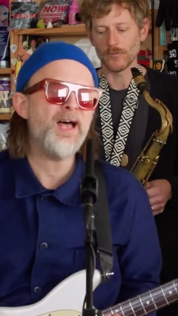 #The Smile Reel by @bandsintown (verified account) - Why not start the year with a @tinydesk from Thom Yorke's The Smile?

(🎥: @tinydesk)

#thomyorke #johnnygreenwood #tomskinner #thesmile #npr #tinydes