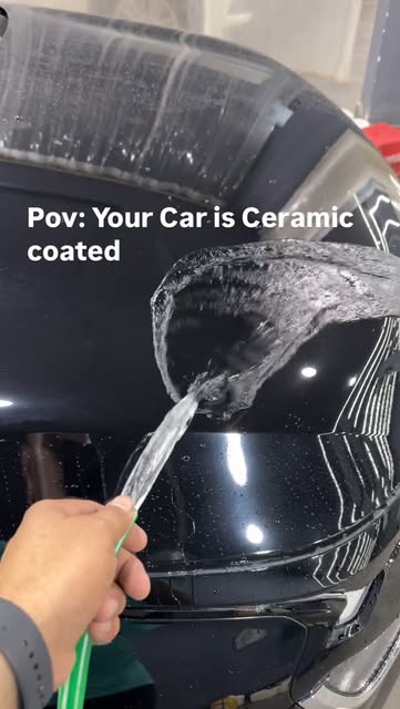 #Ceramic Coatings Reel by @cardetailingservices1 (verified account) - Kia Carens 🖤🖤🖤🔥🔥🔥 Hydrophobic effect after ceramic coating #cdsjalandhar #kia #carens #carswithoutlimits #carsofinstagram #carlovers #ceramic #c