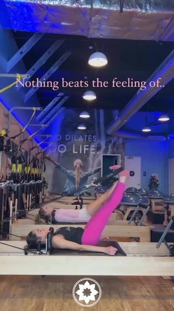 #Club Pilates Reel by @clubpilates (verified account) - Feet in straps = the secret to a strong and sculpted body! 💪🔥
✨ Feel the burn
✨ Embrace the flow
✨ Leave with a smile on your face!
Who's ready t