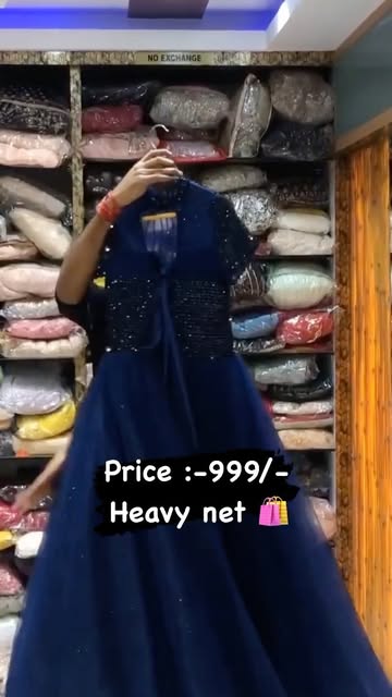 #Gown For Women Party Wear Reel by @marvellous_dresses_zone - Price :- 999/-
Ws msg 8160145362
Like ✅
Comment ✅
Follow ✅
@n.k.fashion_
*Presenting You A Very Beautiful Sequins Work Gown*
Code *HC-139*
Fabric