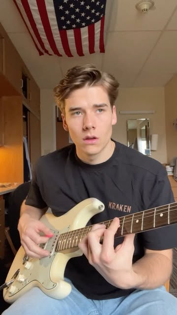#Guitar Cover Reel by @aiden_kroll - song suggestions….? #guitar #guitarcover