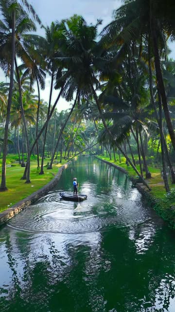 #Kerala Landscape Reel by @ashikaseem - Send this to someone you wanna visit Kerala with
Shot this magnificent visual of a fisherman from Kerala on drone during morning golden hours
@ashik