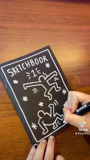 #Keith Haring Portrait Reel by @sopsstudio - little keith haring doodle for my sketchbook cover 😗