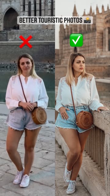 #Wanderlust Photography Tips Reel by @tori.smi (verified account) - Level up your touristic photos โฌ๏ธโ
Don't take boring photos like this one in touristic places โ
Instead do this:
โ
Look for leading lines! They wi