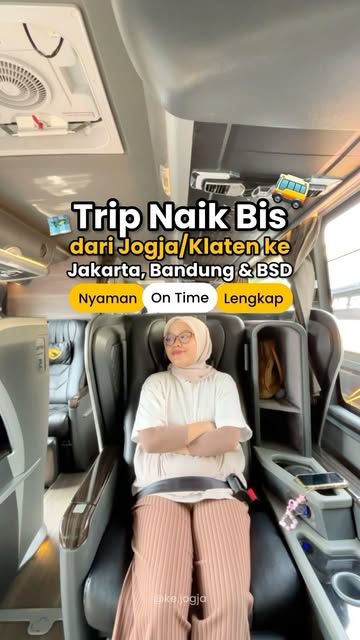 #Cititrans Krapyak Reel by @ke.jogja - Mulai 300ribuan dari Jogja ke Bandung, Jakarta & BSD bisa naik Cititrans Busline yang nyaman, on time & lengkap!🚌✨
Dalam 1 bus ini ada 2 premium cla