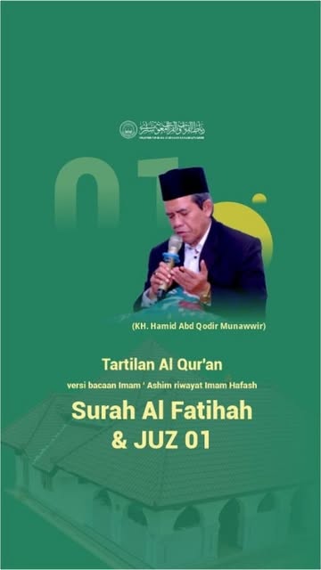 #Almunawwir Reel by @maunahsari - Tartilan Al Qur'an versi bacaan Imam ' Ashim riwayat Imam Hafash
Surah al Fatihah & JUZ 01
KH. Hamid Abd Qodir Munawwir
Selengkapnya Silahkan Kunjun