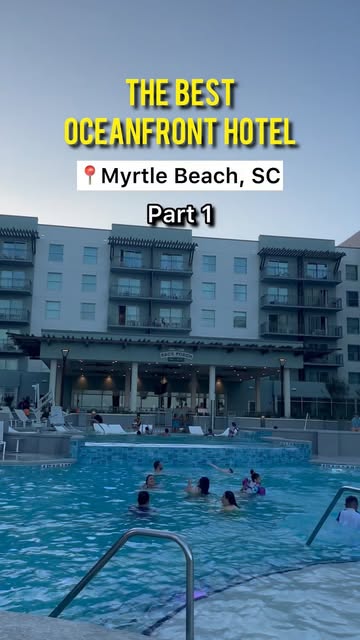 #Holiday Inn Vacation Club Reel by @justlex.x (verified account) - PART 1: Whenever I go to Myrtle Beach I have to stay at one of their newest oceanfront hotels✨ From the time we walked in it felt like we were on a tr