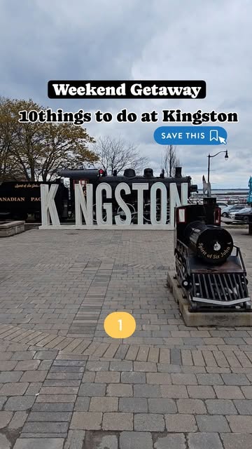 #Things To Do In Kingston This Weekend Reel by @hikeloverexplores - Weekend in Kingston: 10 things you can do
✨️Save this for this Summer trips✨️
1.📍 Visit the Tourist Information Center and strike a pose with the i