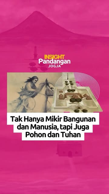 #Panggung Krapyak Reel by @pandanganjogja (verified account) - Guru Besar bidang Ilmu Perencanaan Kota Universitas Gadjah Mada (UGM), Bakti Setiawan, sangat gembira mendengar kabar ditetapkannya Sumbu Filosofi Yog