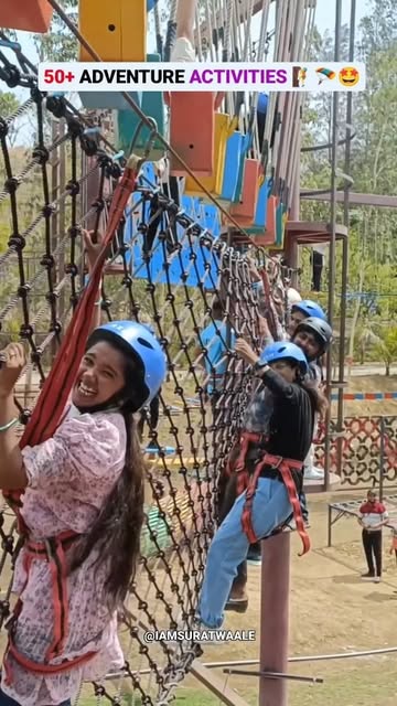 #Roccia Hill Resort And Adventure Park Reel by @iamsuratwaale - 🤩🪂🧗Save And Share 799/- Only At Rocia Adventure Park, The Only Thing Higher Than Our Rides Is The Level Of Fun You'll Have!
SURTIES SAYS IT'S A PE