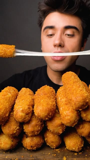#Cheese Stick Reel by @mcbang.asmr - 1000 Fried Mozzarella Cheese Sticks 🤯 #mozzarella #cheese #cheeselover #corndog #food #foodie #mukbang #foryou