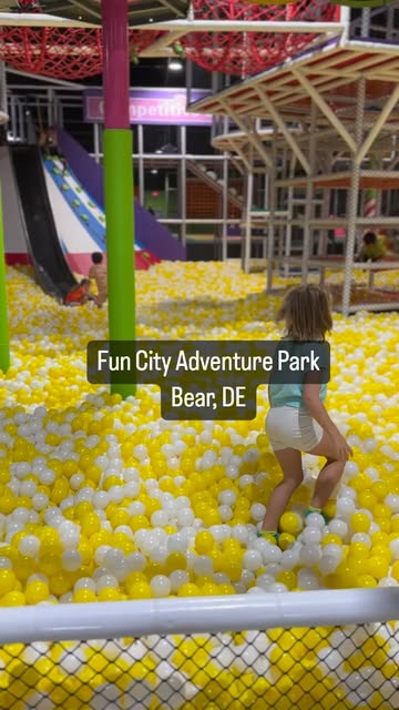 #Funcity Adventure Park Bear Reel by @delawaretoddler - Fun City Adventure Park
Bear, DE.
SUCH a fun place! They have something for all ages. You can bring your own jump socks and don't have to purchase the