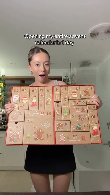 #Beauty Advent Calendar Reel by @belicia.arnold - Opening this entire korean beauty advent calendar in one sitting (send help)