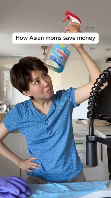 #Asian Mom Bloggers Reel by @jeenie.weenie (verified account) - How Asian moms save money ๐ญ #koreanmom #asianmom