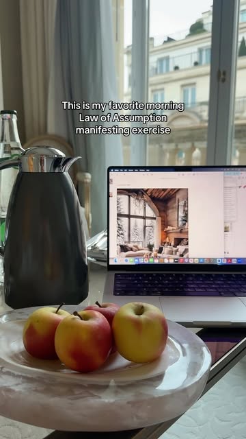 #Law Of Attraction Morning Routine Reel by @haleyhoffmansmith (verified account) - This is SO FUN and creates magic all day long AND helps you get into more detail for your visualizations 💫💫 went live with the new visualization "Yo