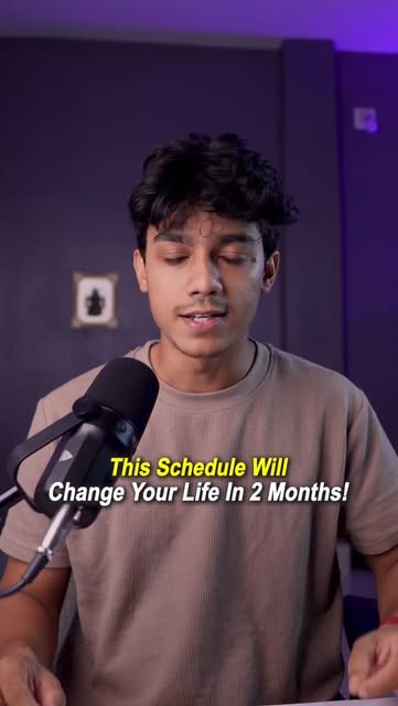 #Change Life Reel by @sayant06 (verified account) - This Schedule will change your life in 2 Months!
#life #growth #change #habits #discipline #personaldevelopment