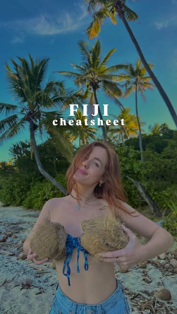 #Fiji Island Vacation Deals Reel by @365daysofbliss_ - Save this for your Fiji trip! 🌸🌴🥥🐚🦀🌊🐬
Our recommended itinerary would be:
Day 1 - arrival. stay on the mainland this night due to cruise depar