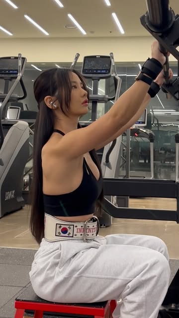 #Gym K Reel by @yeo_po_girl (verified account) - 준비가 왜 이리 오래걸리나 🫣 나만 그런가,,?