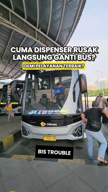 #Cititrans Krapyak Reel by @mottzhy - Nggak banyak yang kayak Cititrans ini.. Cuma dispenser air dan wifi yang trouble, langsung dikirim armada pengganti. 🤯 Demi kenyananan penumpang. Gim