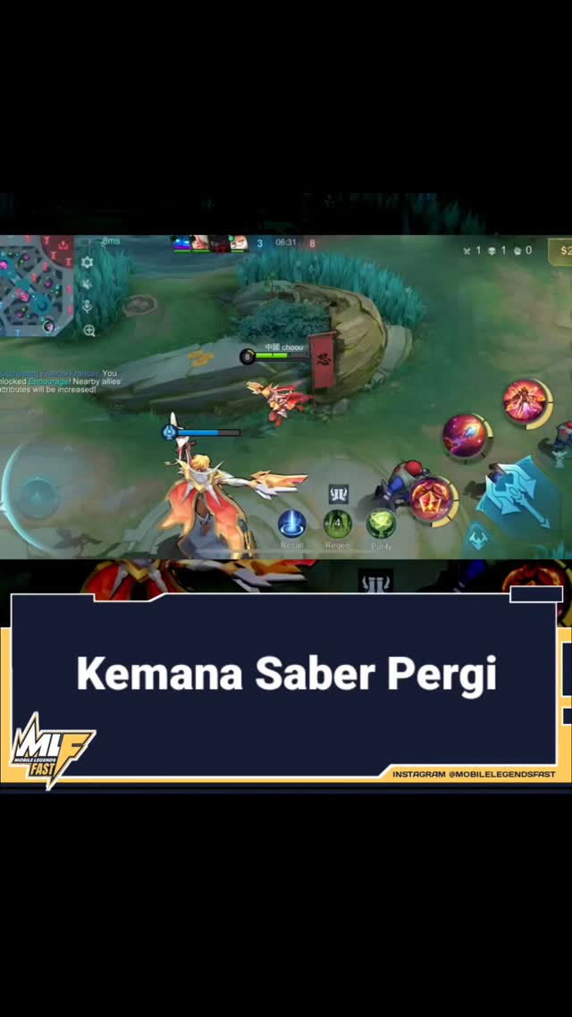 Kemana saber ....... ββββββββββββββββββββ βͺοΈTop up diamond : βͺοΈJoki Fast : βͺοΈJubel Terpercaya : ββββββ vt/ elginml βββββββββ #mobilelegends #mobilelegendstoday #mobilelegendszdesign #gaming #realmo