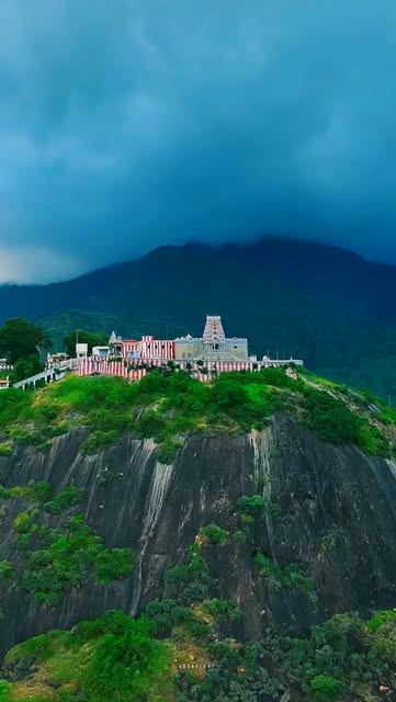 #Thirumalai Temple Architecture Reel by @dronolphy (verified account) - Thirumalai kovil Tenkasi
A lovely murugan temple which is hundreds of years old, recently renovated. Stunning views from the top of the hill - all ar
