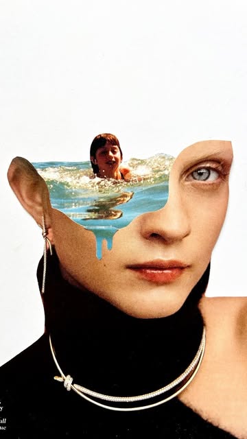 #Timelapse Photography Reel by @mr_cutandstick - Drop in the ocean ~ 8th Oct ~
#collageart #water #processvideo #timelapseart #collage #surealart