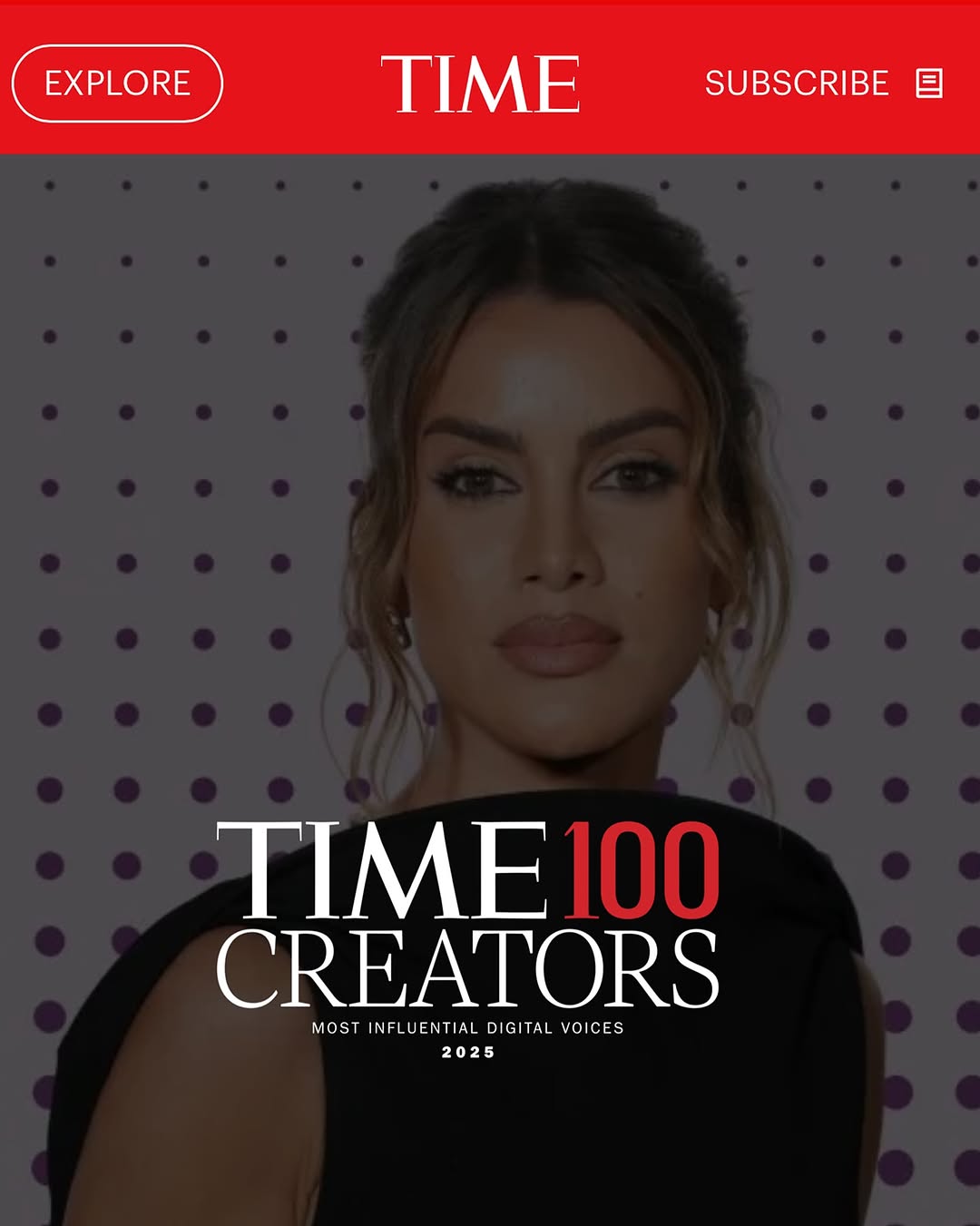 What an HONORπ₯ΉππΌβ€οΈ From my first YouTube video to the honor of being named one of the 100 most influential voices in the world by @time. Iβll never take this kind of recognition for granted. I can