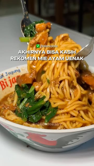 #Menu Mie Ayam Santri Reel by @njajantoksby (verified account) - ✅ SAVE - MIE AYAM UENAK CUMA 8 RIBUAN
.
Akhirnya bisa kasih rekomendasi ke kalian. Banyak yang tanya rekomendasi mie ayam enak, punten sebelumnya aku