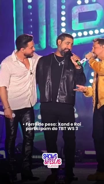 #Tbt Do Ws Reel by @showsefestascariri - A gravação do DVD TBT WS 3 foi marcada por encontros históricos no palco da ExpoCrato! Wesley Safadão recebeu Xand Avião e Raí Saia Rodada em particip