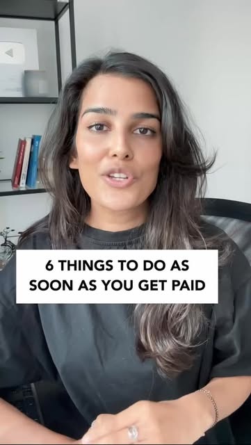 #Personalfinance Tips Reel by @nischa.me (verified account) - Follow @nischa.me for more money tips
Payday isn't just for spending - it's your chance to take control.
Here are 6 smart steps to take every payday