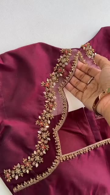 #Aariwork Blouse Reel by @pavisclothing - Aari work blouse ✨
#aariworkblouse #aari #aaridesign #aariworkblousedesignideas #aariwork #aariblouse #aaridesign