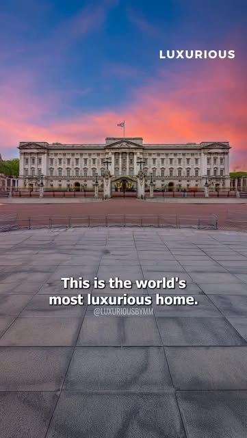 #Buckingham Palace Architecture Reel by @luxuriousbymm - Buckingham Palace in London, valued at $4.9 billion, is the world's most expensive residence. Spanning 40 acres with over 700 rooms, it has served as
