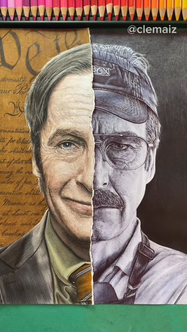 The best lawyer from the best TV show. #art #drawing #bettercallsaul #breakingbad Tell me who you should I do next here!