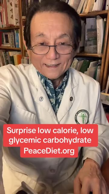 #Low Glycemic Reel by @drshintaniforyourhealth - Low calorie low glycemic carb. www.PeaceDiet.org #drshintani #shintani #healthtips #nutritiontips #lowglycemic. #reversediabetes. #controlbloodsugar.