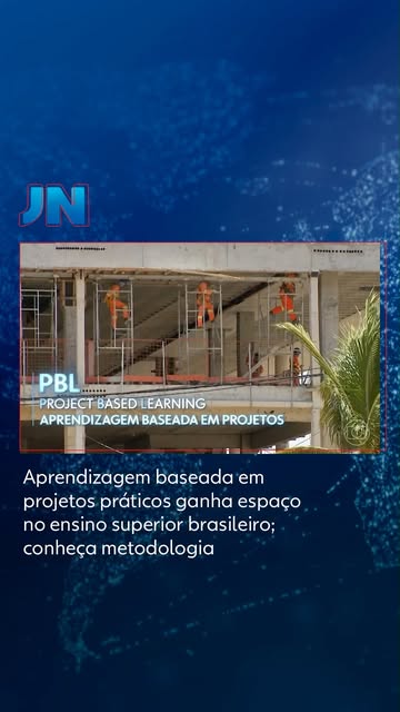#Pbl Reel by @jornalnacional (verified account) - MODELO PBL โ๏ธ| A aprendizagem baseada em projetos prรกticos estรก ganhando espaรงo no ensino superior brasileiro.
O estudante Fernando Silveira Fernande