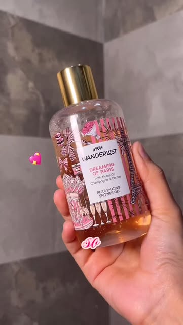 #Wanderlust Body Wash Reel by @_elizathapa_ - @nykaawanderlust Paris vibes in every drop ✨💕
Tried the Nykaa Wanderlust - Dreaming of Paris range - Body Wash, Body Lotion & Hair & Body Mist 🍓
Sof