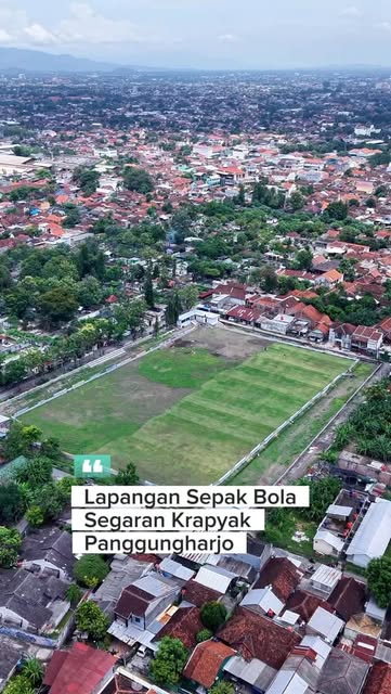 #Krapyak Reel by @pemkabbantul (verified account) - Halo sedulur Bantul, wih bakalan keren nih Lapangan Segaran yang berada di Krapyak tentunya pembangunan tersebut @kalurahanpanggungharjo bekerja sama