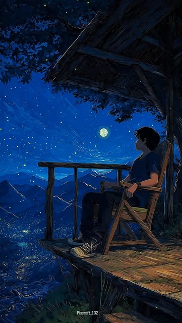 #Nature_photography Reel by @pixcraft_132 - The night feels like freedom🌙✨
.
.
Created using @imagineartofficial
Follow :@pixcraft_132 for more
.
.
.
#foryou #animeart #naturelovers #peacefulmo