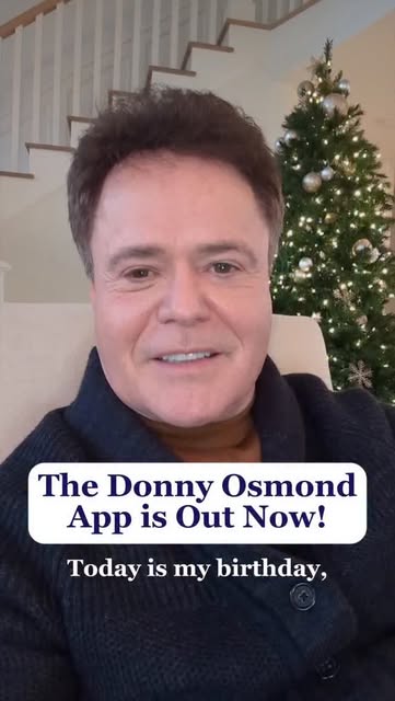 #Donnymichael Reel by @donnyosmond (verified account) - The official Donny Osmond app is out now! 🎉
It might be MY birthday, but this year, I wanted to give something back to you all!
The app will featur