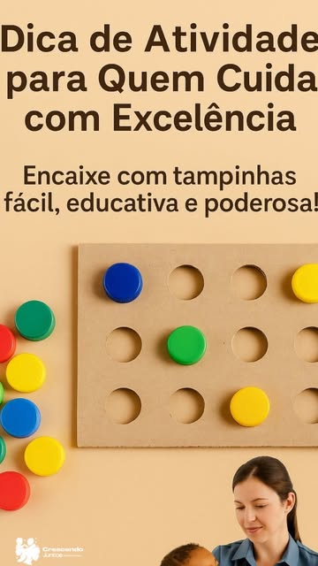 #Babás Reel by @crescendojuntosbabas - Dica de Atividade para Babás Premium!
Você busca maneiras criativas de estimular o desenvolvimento da criança que você cuida?
Essa atividade simp