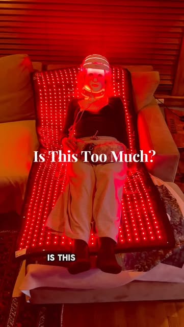 #Red Light Therapy Reel by @fountainof30 (verified account) - Is this too much… or not enough? As you can see, I love my red light therapy. And it's not just about looking "younger." Yes, red light can help with