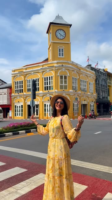 #Phuket Old Town Sino Portuguese Architecture Reel by @rashi_choudhary (verified account) - Phuket Old Town my favourite kind of slow day.
Start your morning early, before the crowds wake up explore the pastel Sino-Portuguese lanes, grab a qu